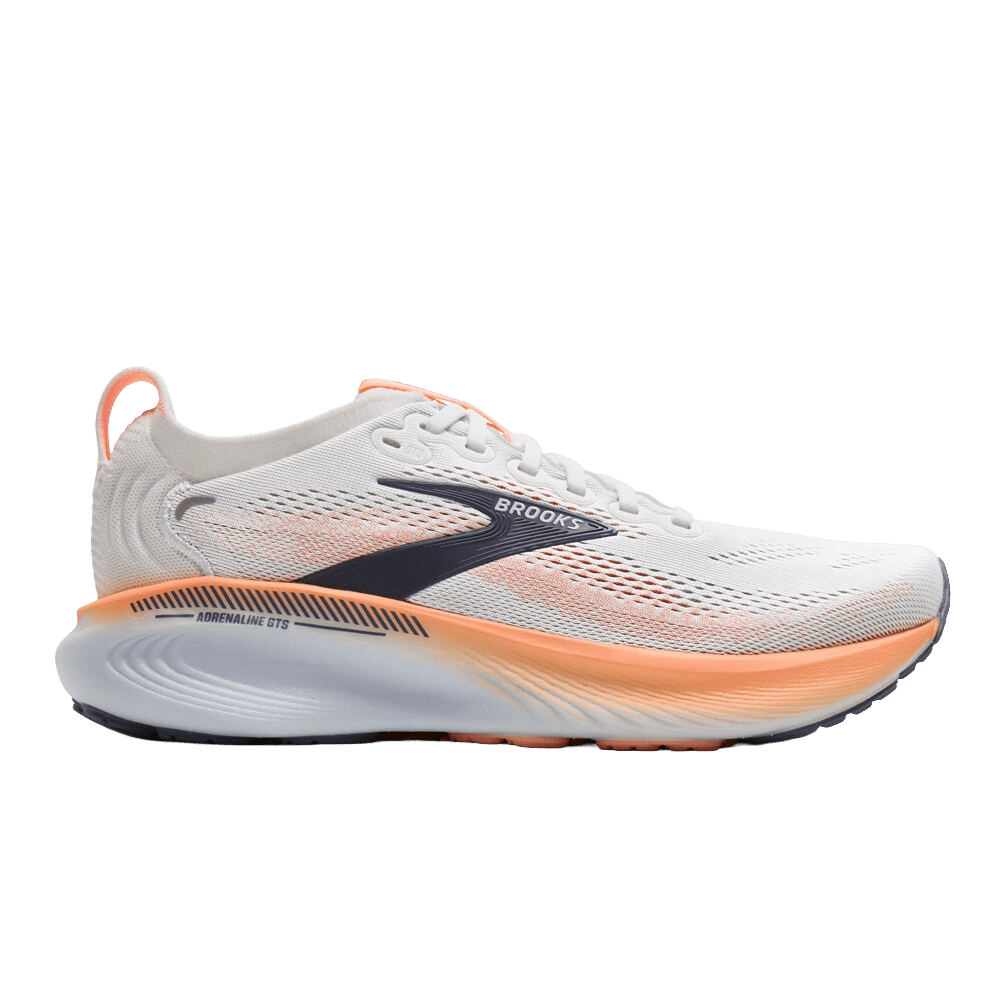 Brooks Women's Adrenaline GTS 25 - Oyster Mush / Peach / Grape - Interval Running