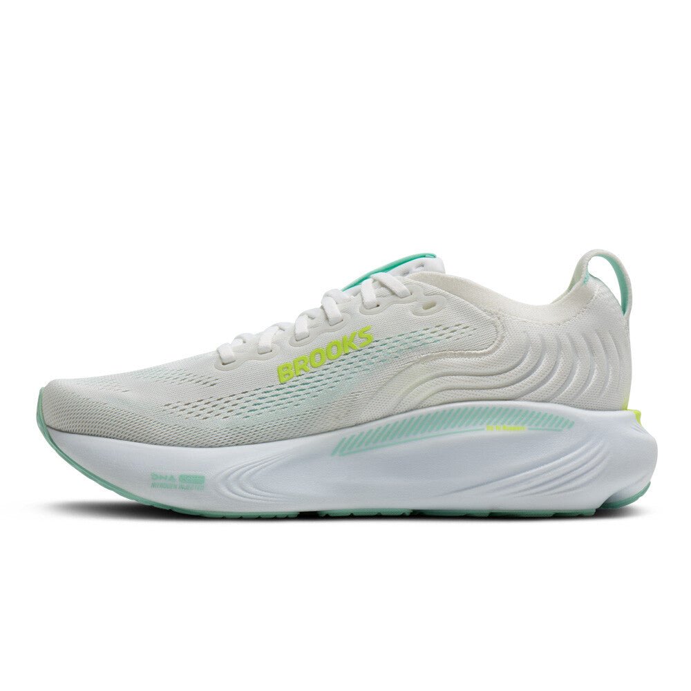 Brooks Women's Adrenaline GTS 25 - White / Nightlife / Yucca - Interval Running