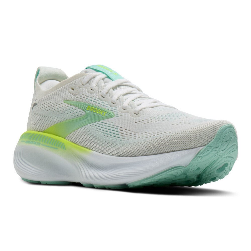 Brooks Women's Adrenaline GTS 25 - White / Nightlife / Yucca - Interval Running