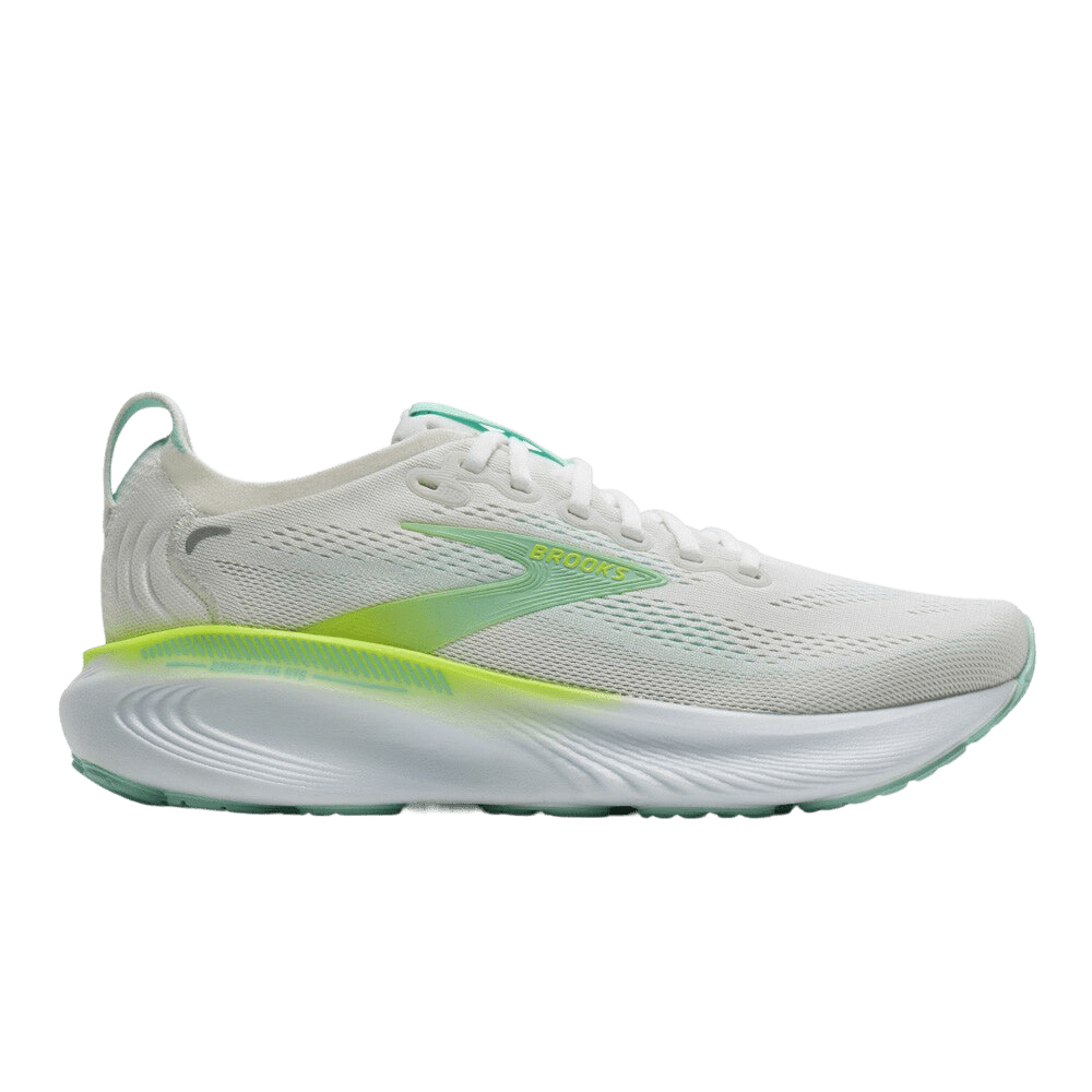 Brooks Women's Adrenaline GTS 25 - White / Nightlife / Yucca - Interval Running
