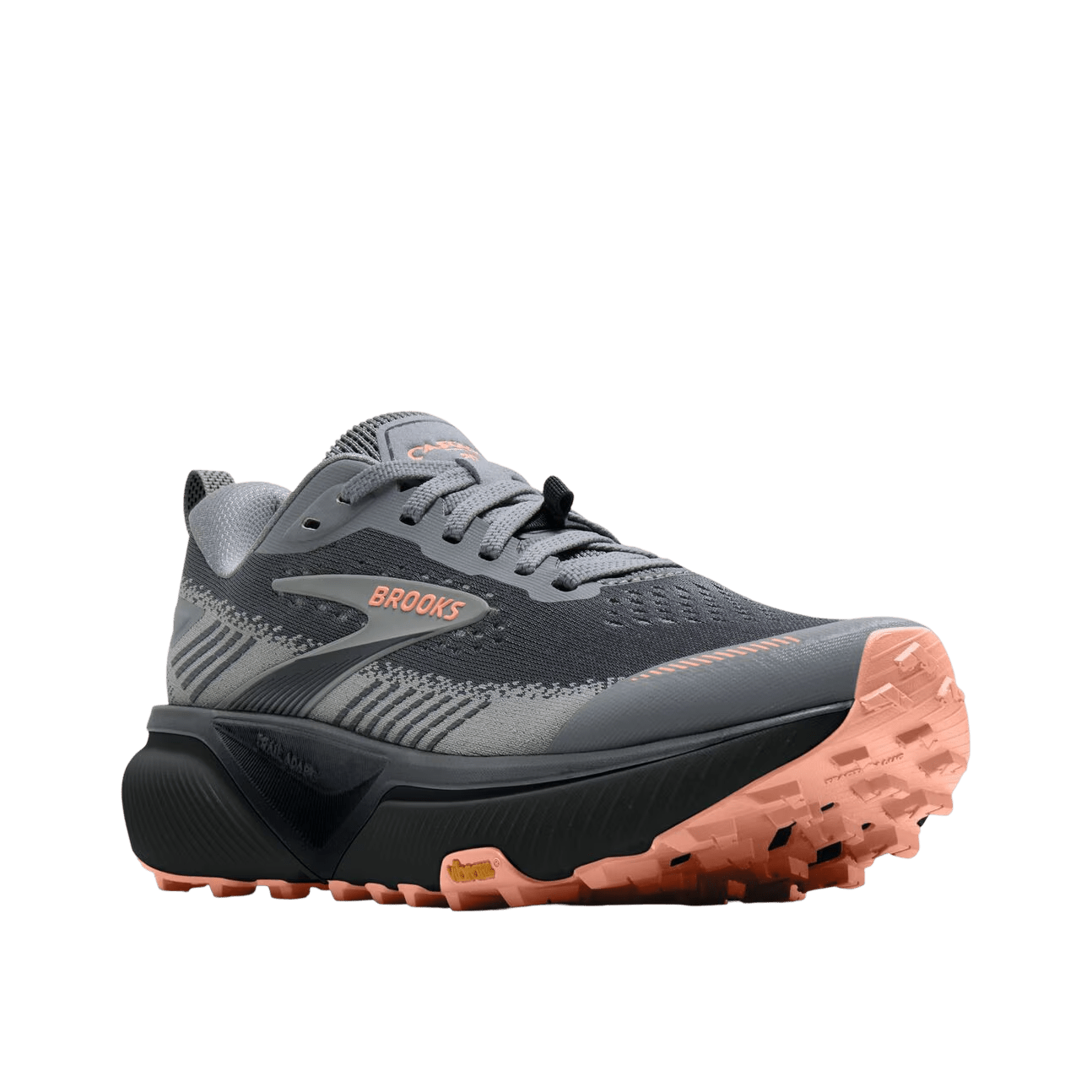 Brooks Women's Cascadia 20 – Grey/Grey/Peach - Interval Running