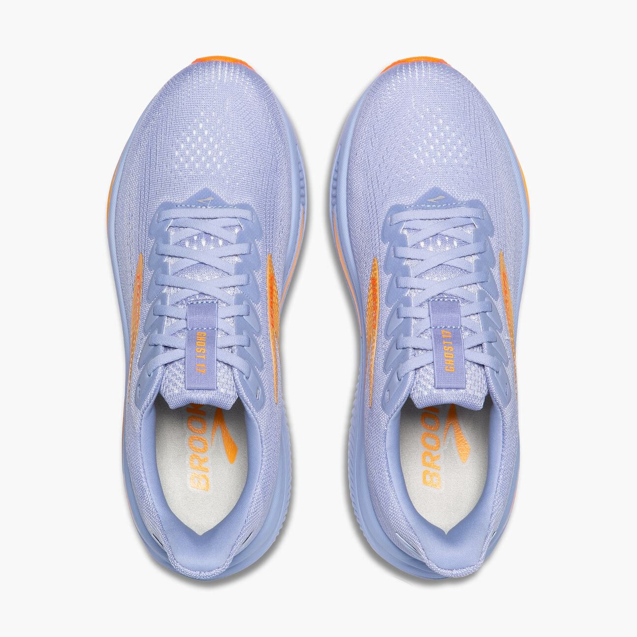 Brooks Women's Ghost 17 – Blue Heron/White/Orange - Interval Running