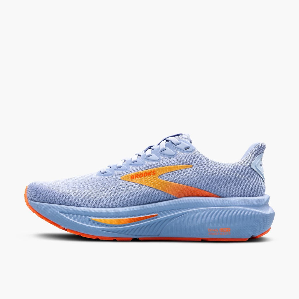 Brooks Women's Ghost 17 – Blue Heron/White/Orange - Interval Running