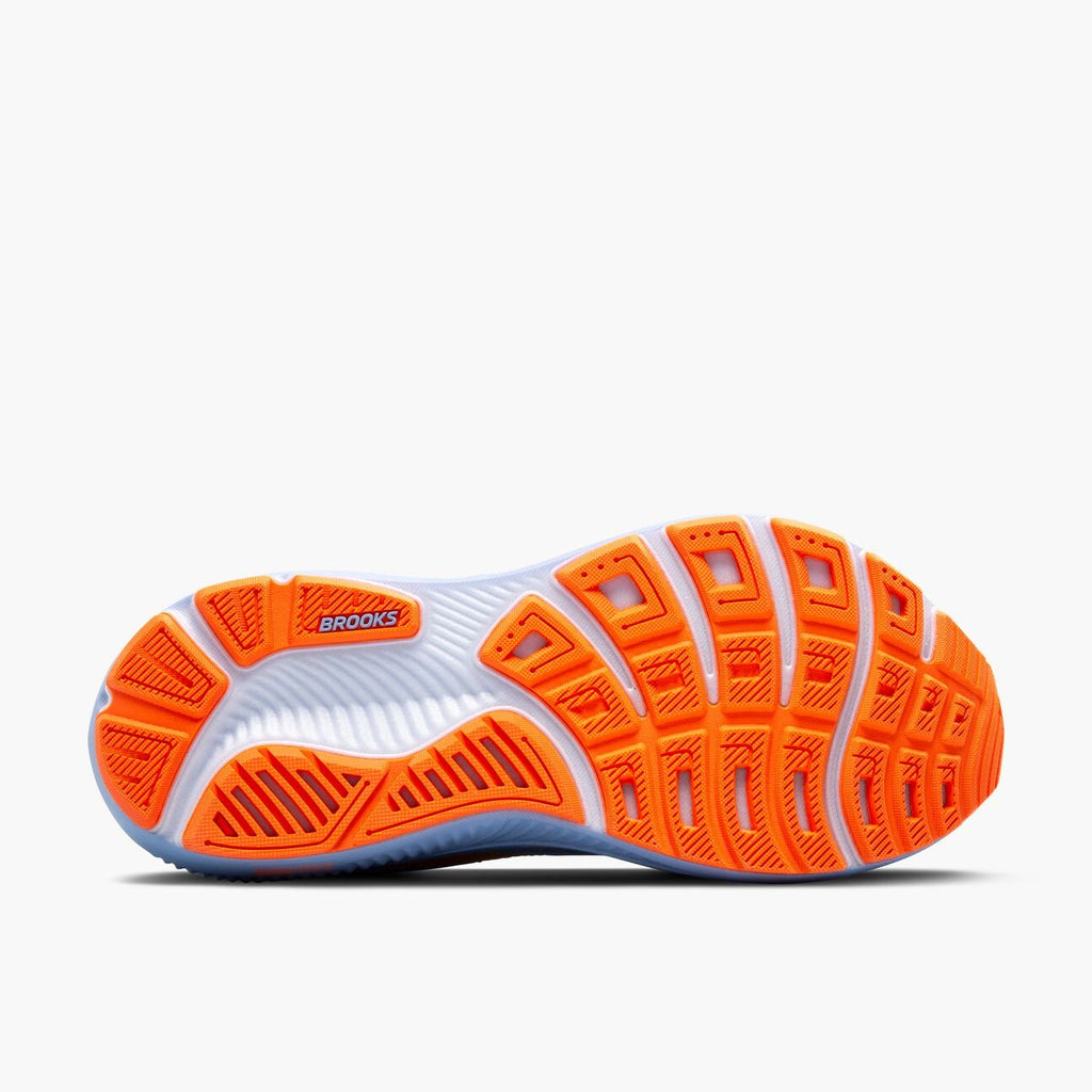 Brooks Women's Ghost 17 – Blue Heron/White/Orange - Interval Running