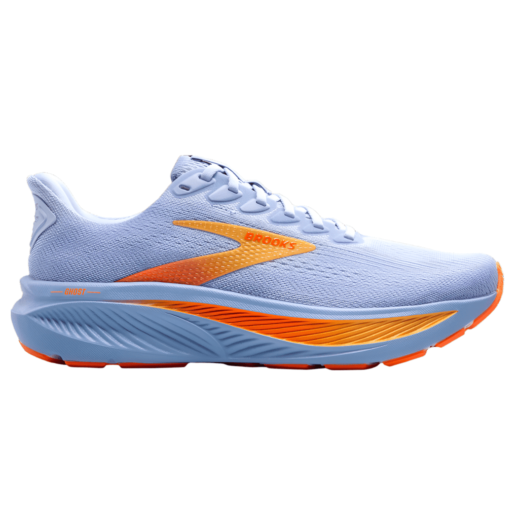 Brooks Women's Ghost 17 – Blue Heron/White/Orange - Interval Running