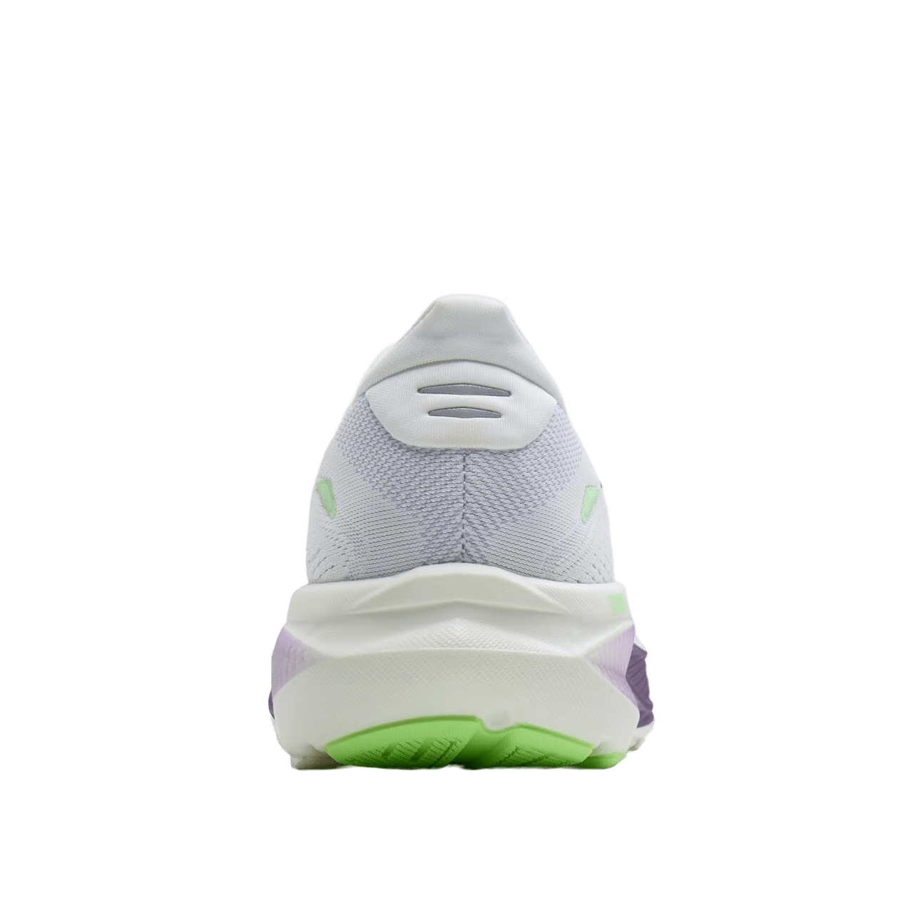 Brooks Women's Ghost 18 – White/Purple Hebe/Green - Interval Running