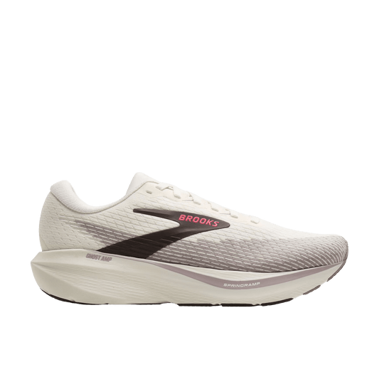 Brooks Women's Ghost Amp - Arctic Wolf / Dove / Pink - Interval Running