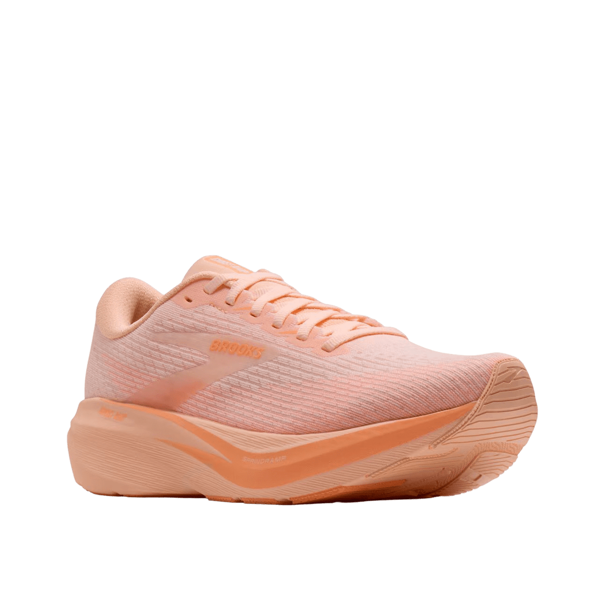 Brooks Women's Ghost Amp – Peach/Peach/White - Interval Running
