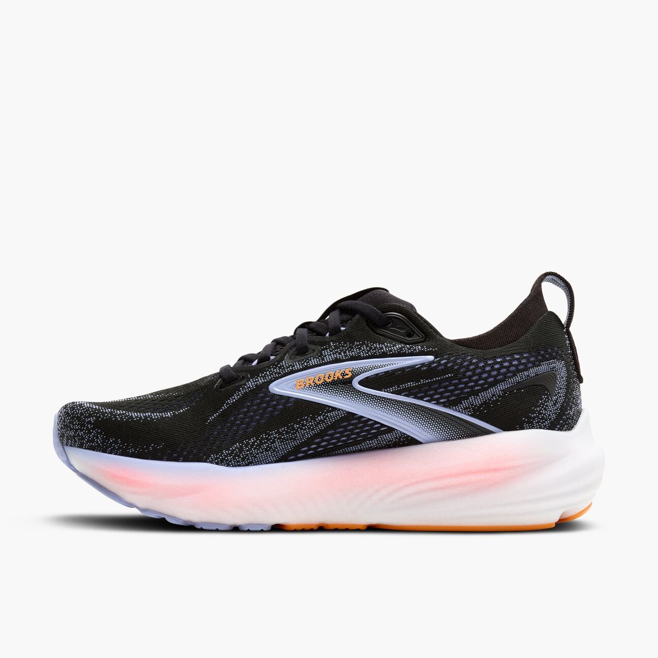 Brooks Women's Glycerin 22 - Black / Blue Heron / Orange - Interval Running