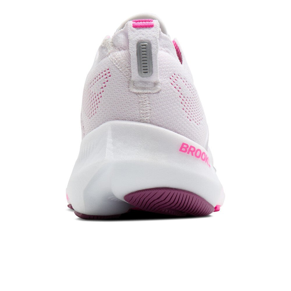 Brooks Women's Glycerin Flex - White / Cyber Pink / Argyle - Interval Running