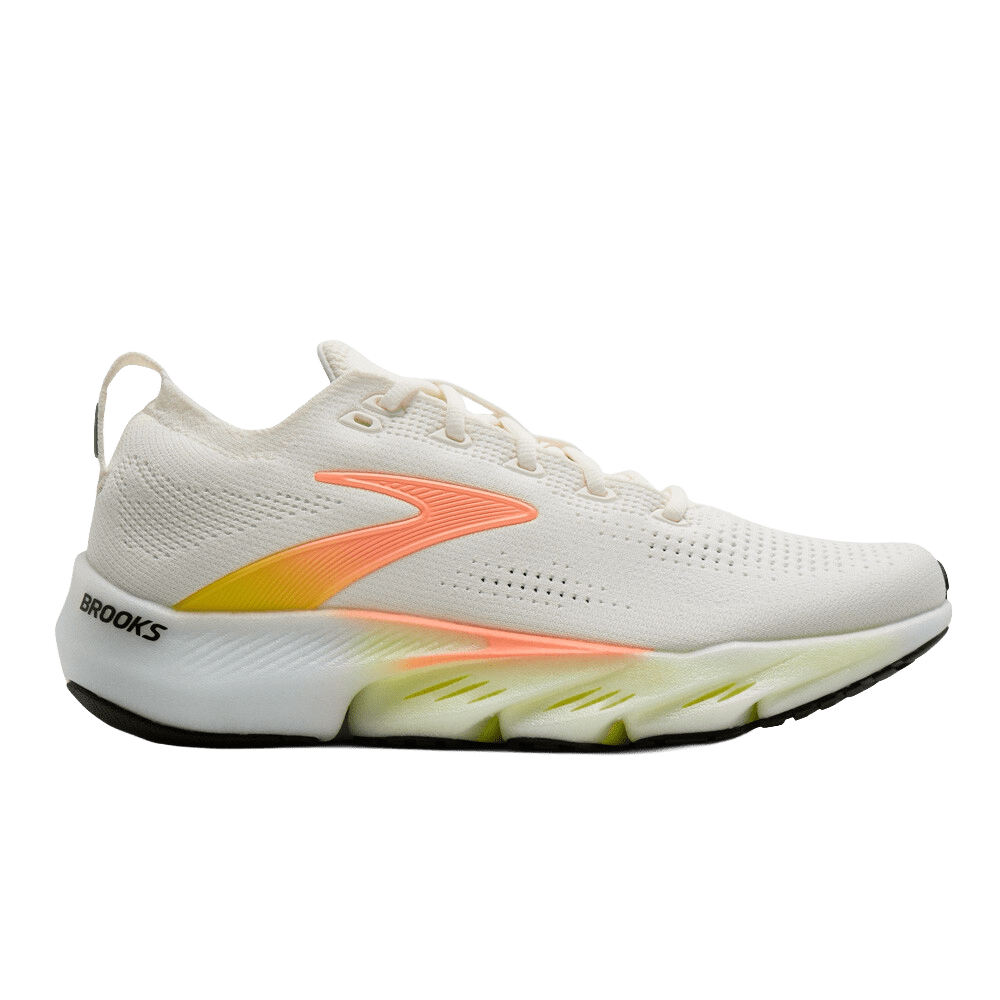 Brooks Women's Glycerin Flex - White / Peach / Nightlife - Interval Running