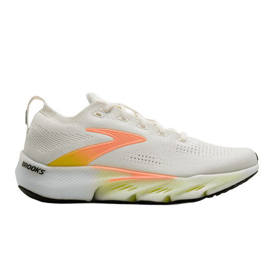 Brooks Women's Glycerin Flex - White / Peach / Nightlife - Interval Running