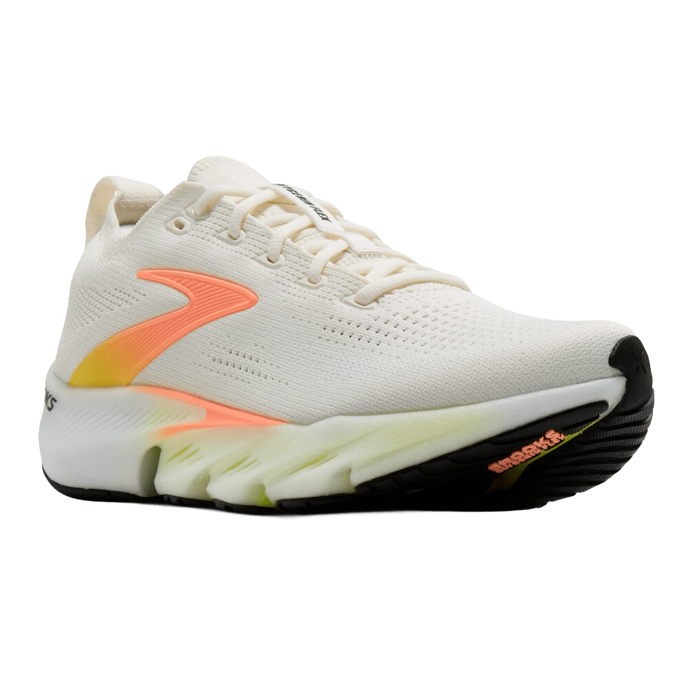 Brooks Women's Glycerin Flex - White / Peach / Nightlife - Interval Running