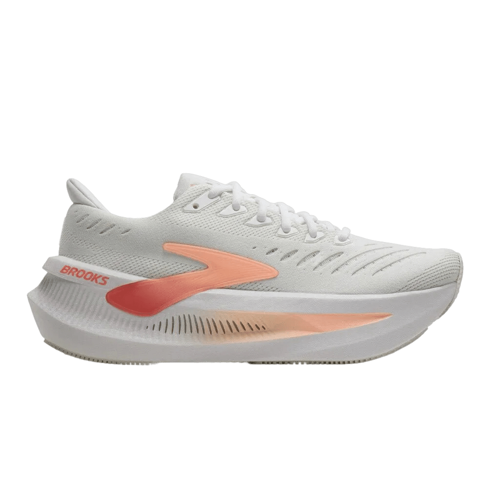 Brooks Women's Glycerin Max 2 - White / Coral / Peach - Interval Running