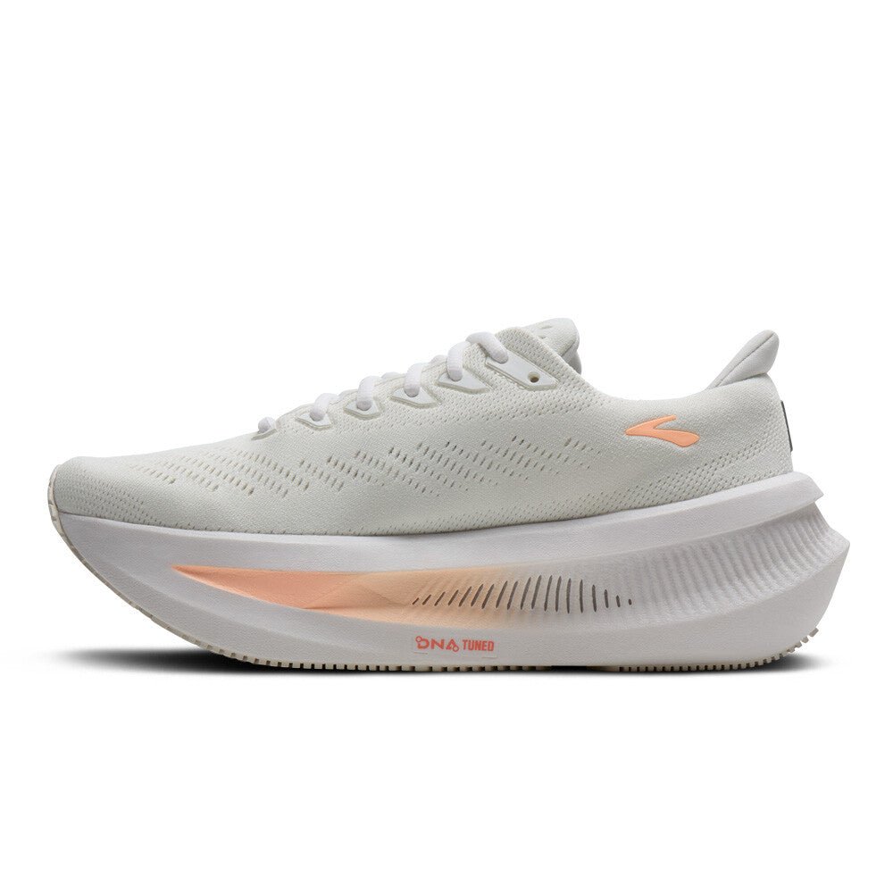 Brooks Women's Glycerin Max 2 - White / Coral / Peach - Interval Running