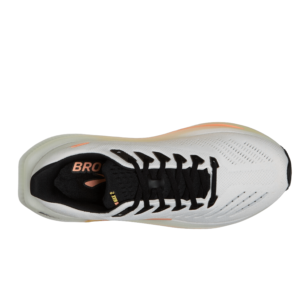 Brooks Women's Glycerin Max 2 - White / Cyber Yellow / Nightlife - Interval Running