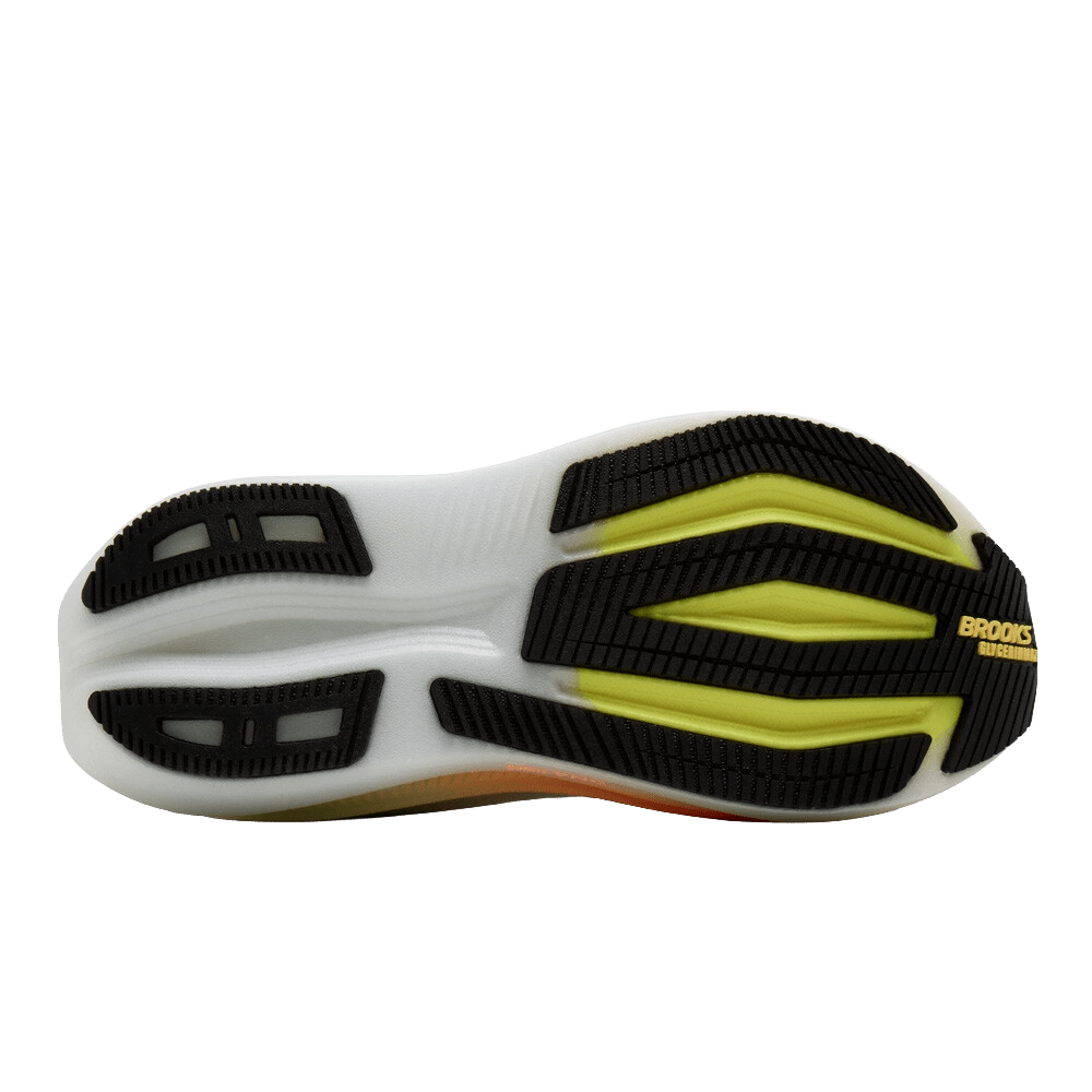 Brooks Women's Glycerin Max 2 - White / Cyber Yellow / Nightlife - Interval Running