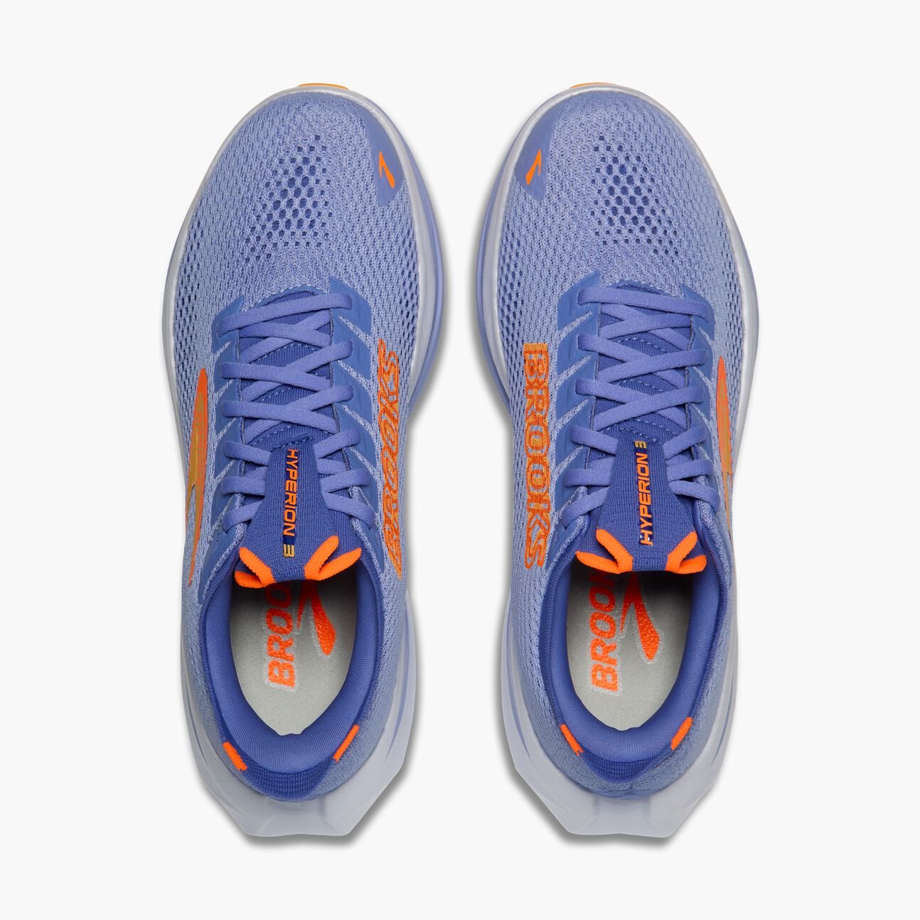 Brooks Women's Hyperion 3 | Blue Heron / Orange / White - Interval Running