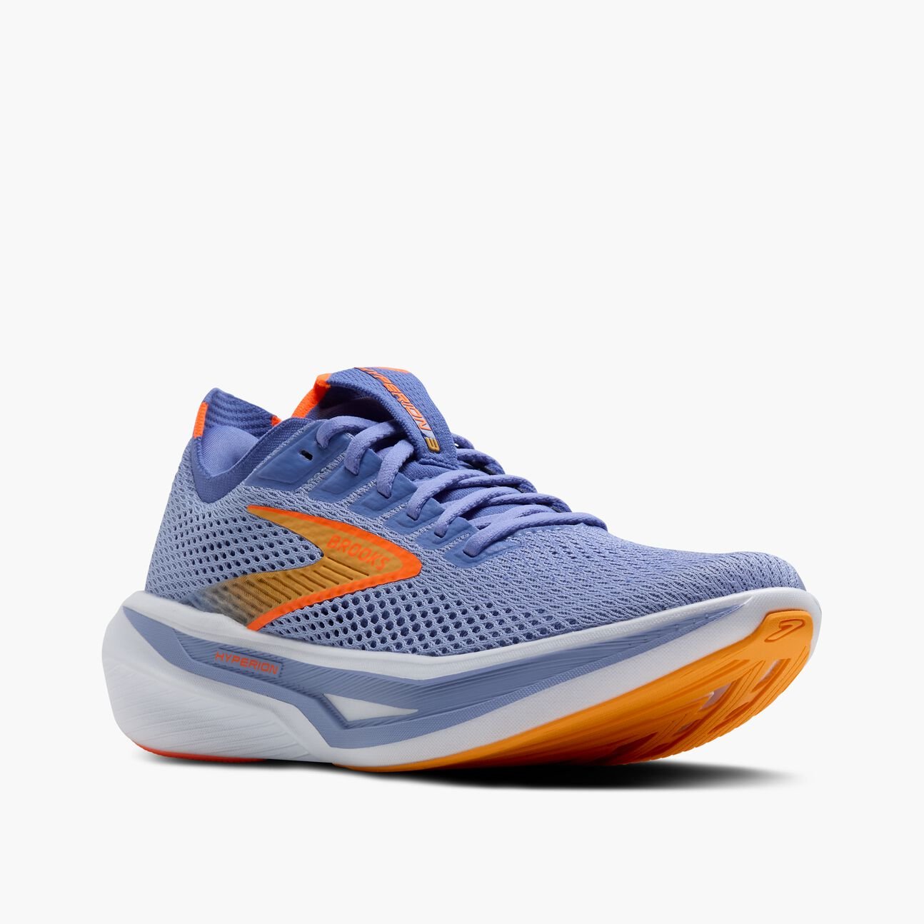Brooks Women's Hyperion 3 | Blue Heron / Orange / White - Interval Running