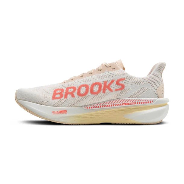 Brooks Women's Hyperion GTS 2 - White/Peach/Coral - Interval Running