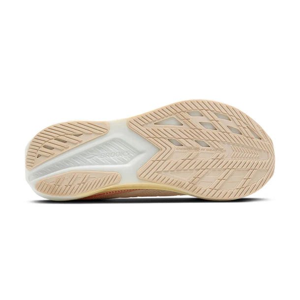 Brooks Women's Hyperion GTS 2 - White/Peach/Coral - Interval Running