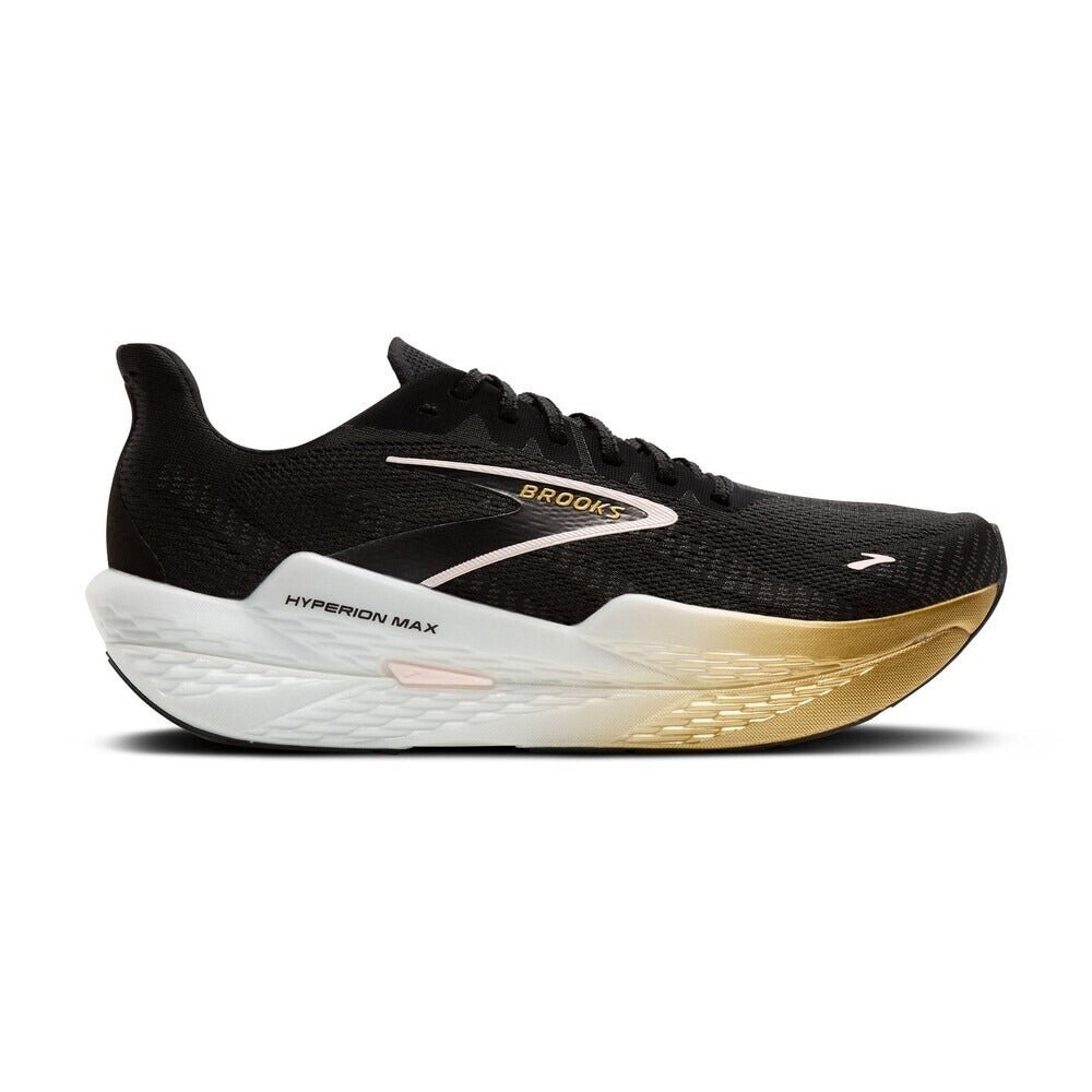 Brooks Women's Hyperion Max 2 - Black/Gold/Pink - Interval Running