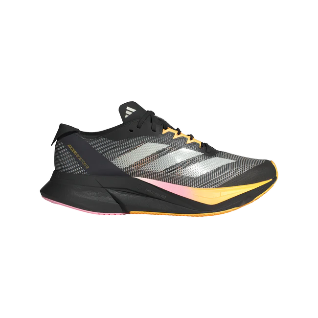 Adidas Men's Adizero Boston 12 - Core Black / Zero Metalic / Spark