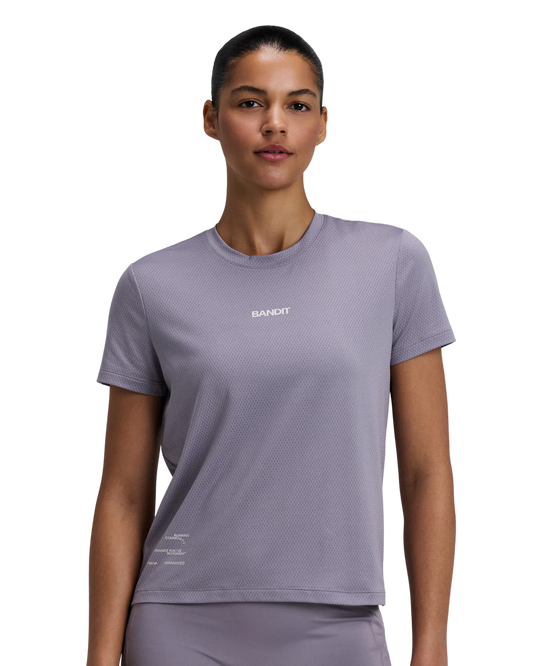 Bandit Women's Micromesh™ Run Tee - Violet Fog