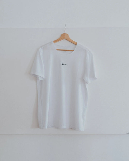 Currently C - R™ Tech Tee - White - Interval Running