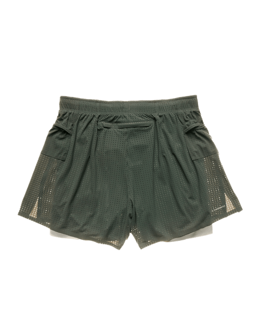 Currently M2 Pro 5” Lined Short – Green - Interval Running