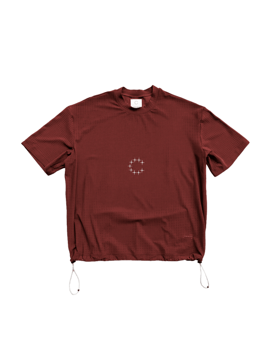 Currently Pro Session Tee - Red Fade - Interval Running