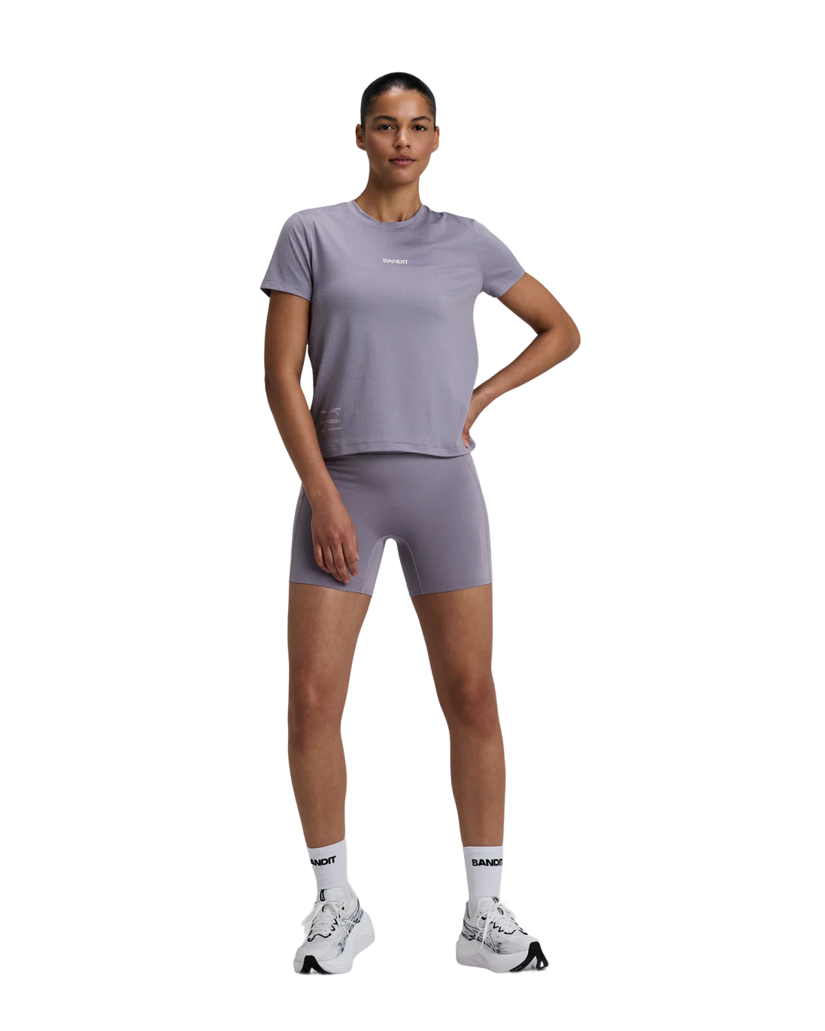 Bandit Women's Micromesh™ Run Tee - Violet Fog