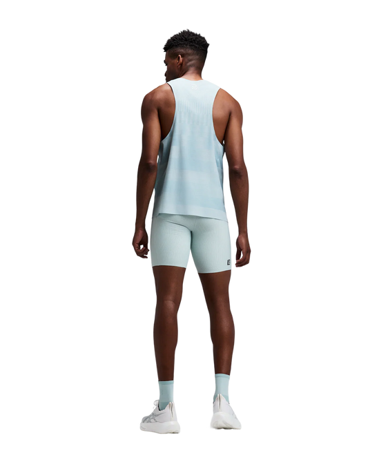 Bandit Men's CoolGrid™ Training Singlet with Flopack™ - Growing Grid - Lagoon / Mist