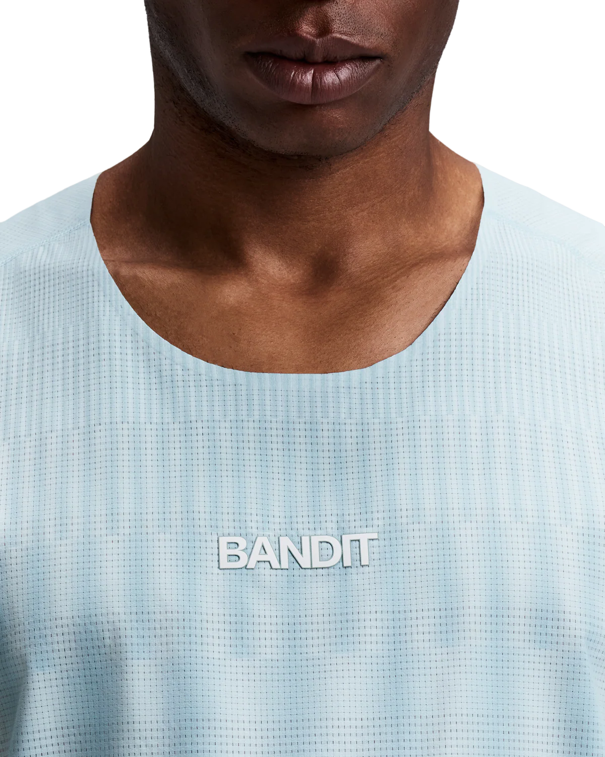 Bandit Men's CoolGrid™ Training Singlet with Flopack™ - Growing Grid - Lagoon / Mist