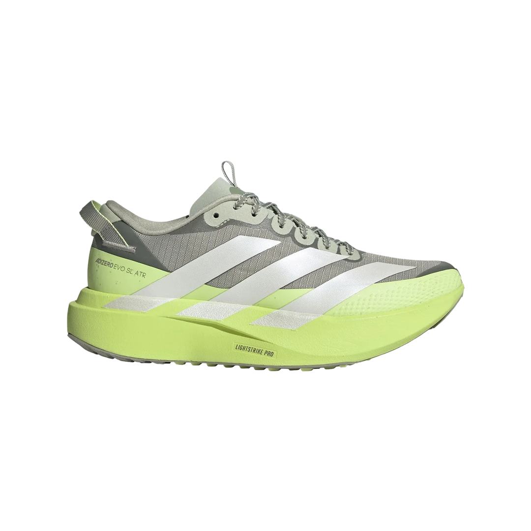 Adidas Women's Adizero EVO SL ATR - Halo Green / Zero Metalic / Frozen Lemon