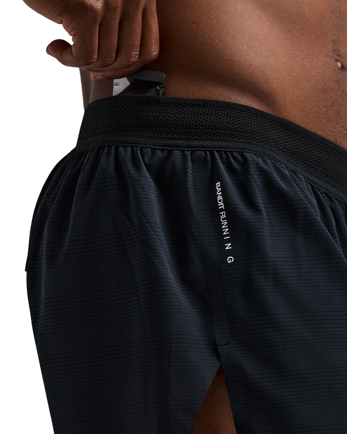 Bandit Men's CoolGrid™ 3" Split Short - Black