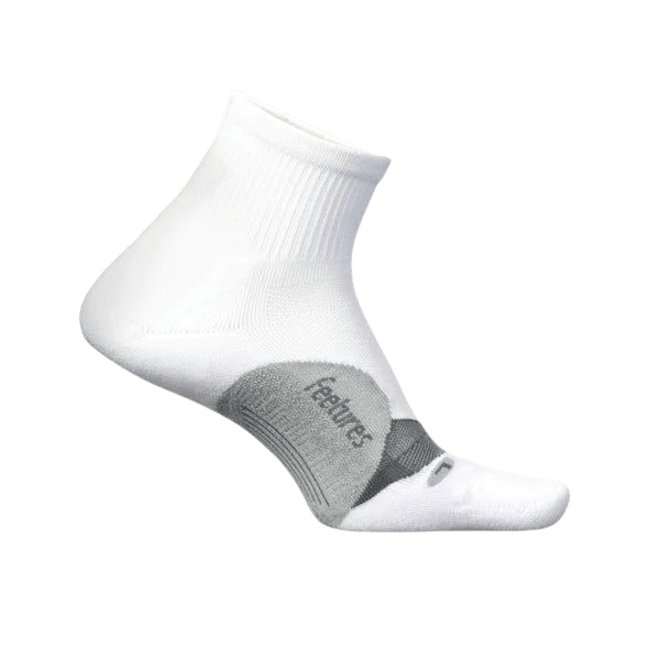 Feetures Elite Light Cushion Quarter – White - Interval Running