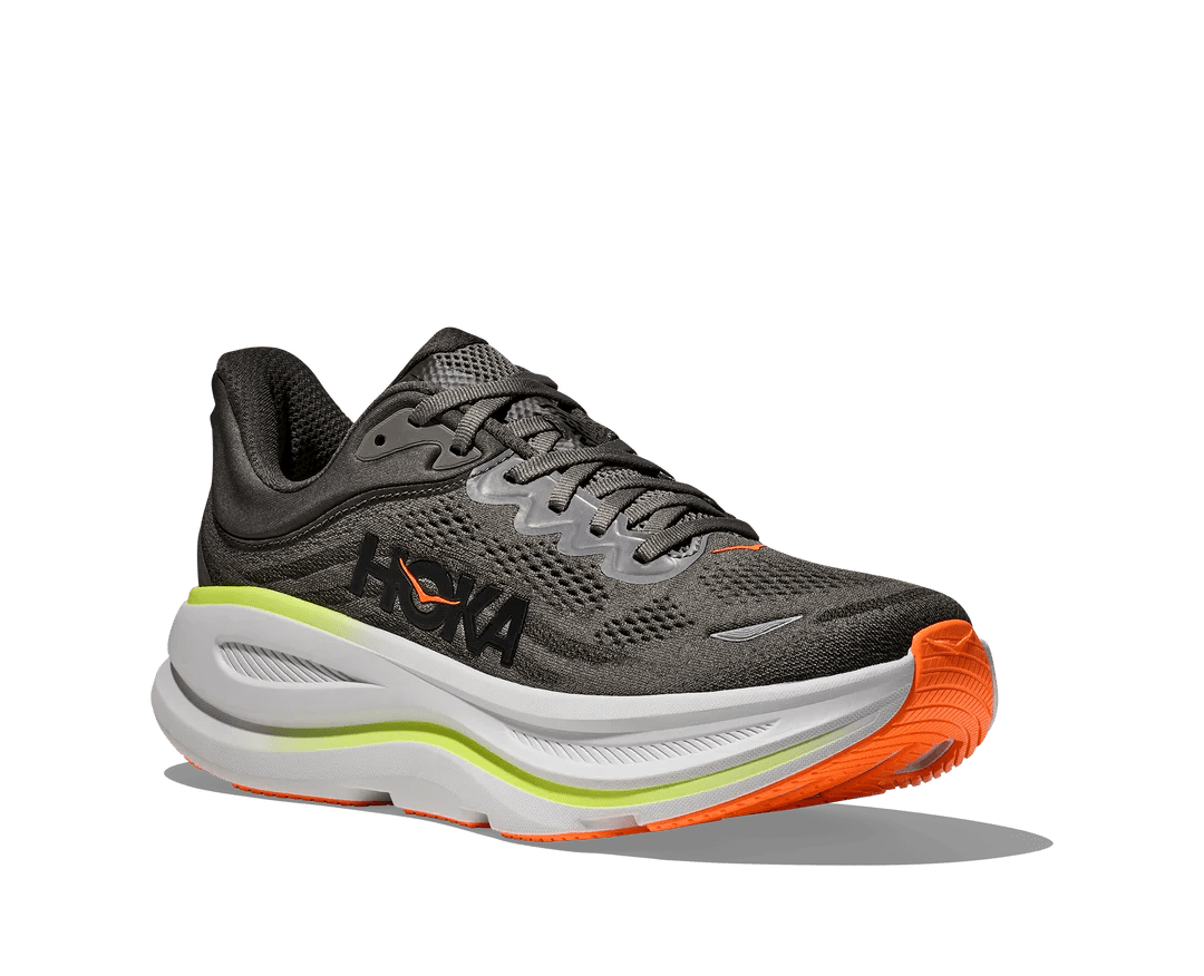 Hoka Men’s Bondi 9 - Ashphalt Grey / Gravel - Interval Running
