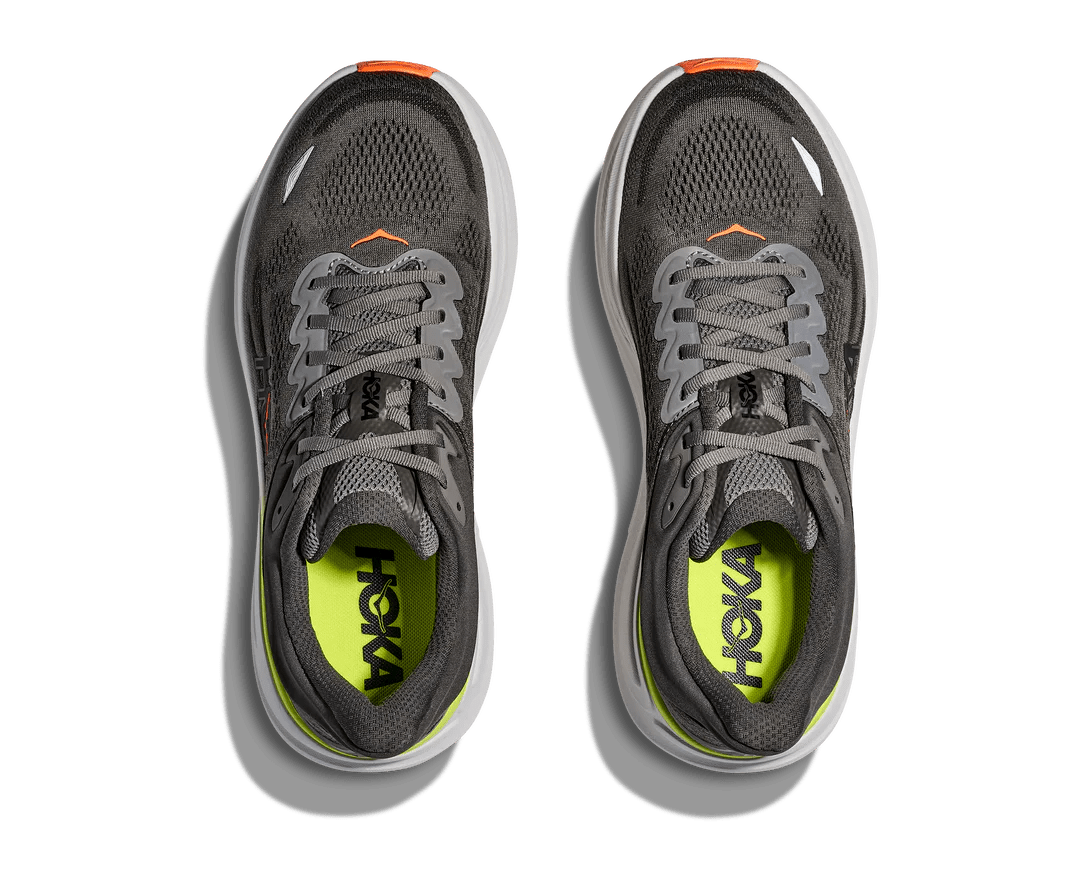 Hoka Men’s Bondi 9 - Ashphalt Grey / Gravel - Interval Running