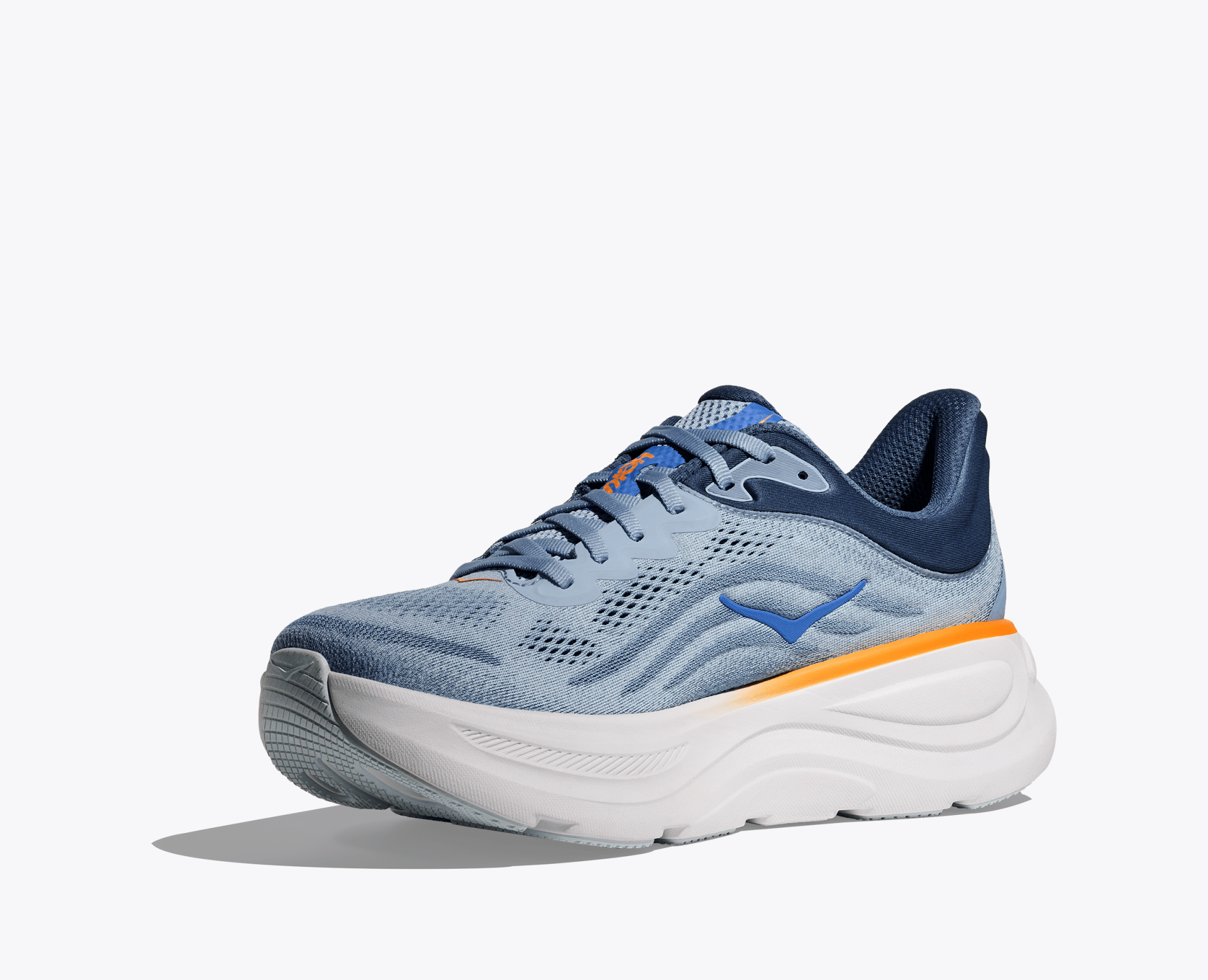 Hoka Men’s Bondi 9 - Drizzle/Downpour - Interval Running
