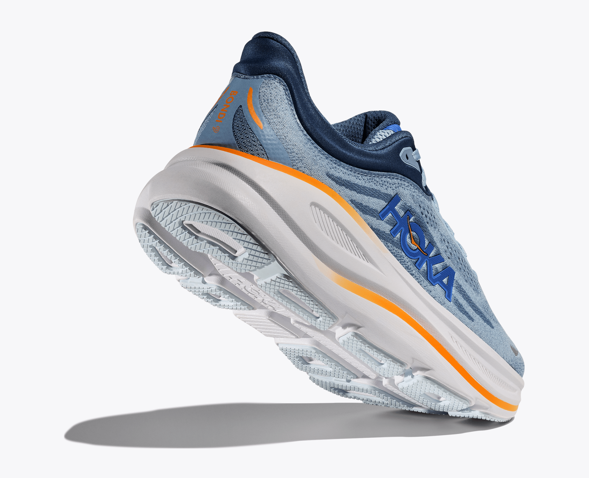 Hoka Men’s Bondi 9 - Drizzle/Downpour - Interval Running