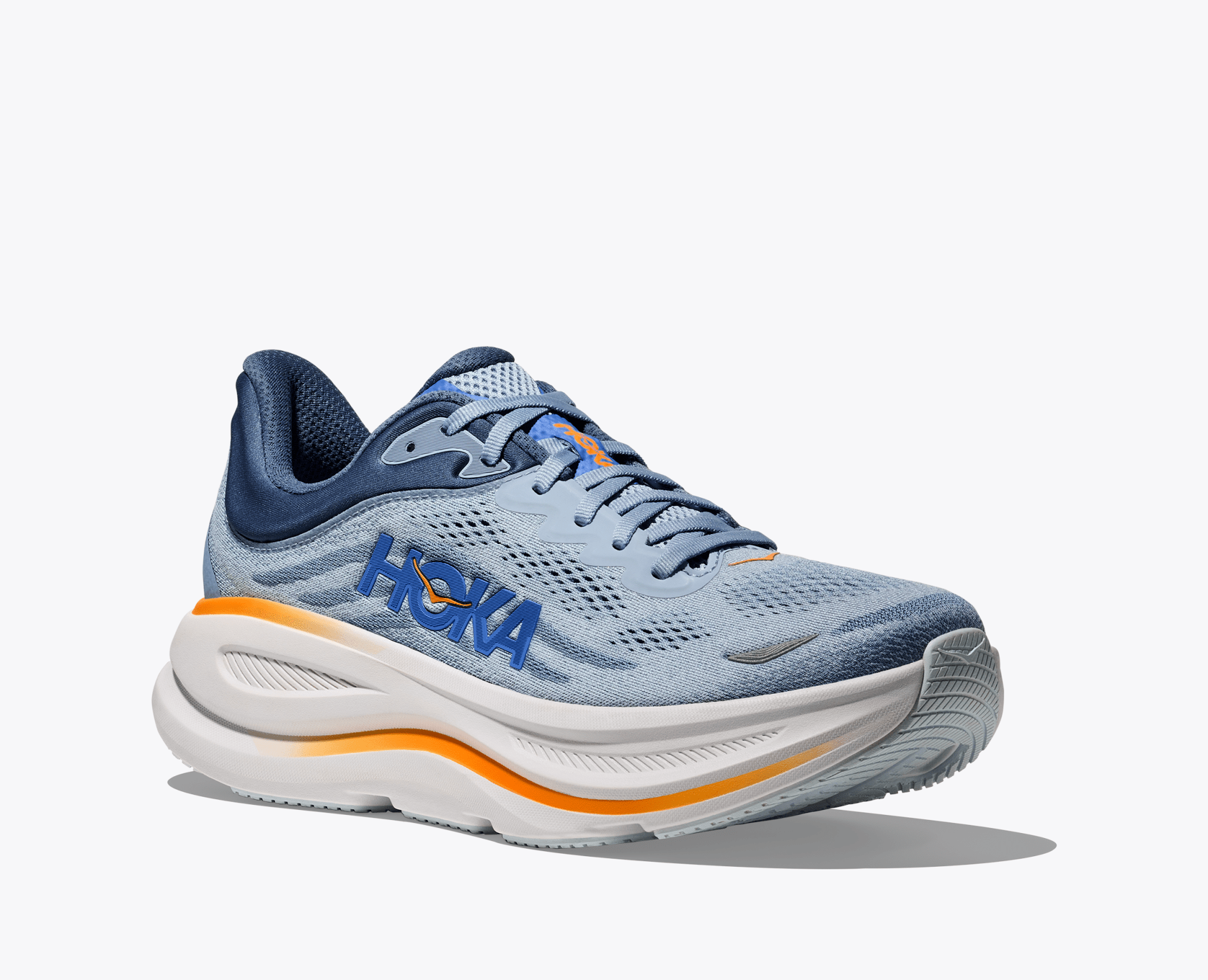 Hoka Men’s Bondi 9 - Drizzle/Downpour - Interval Running