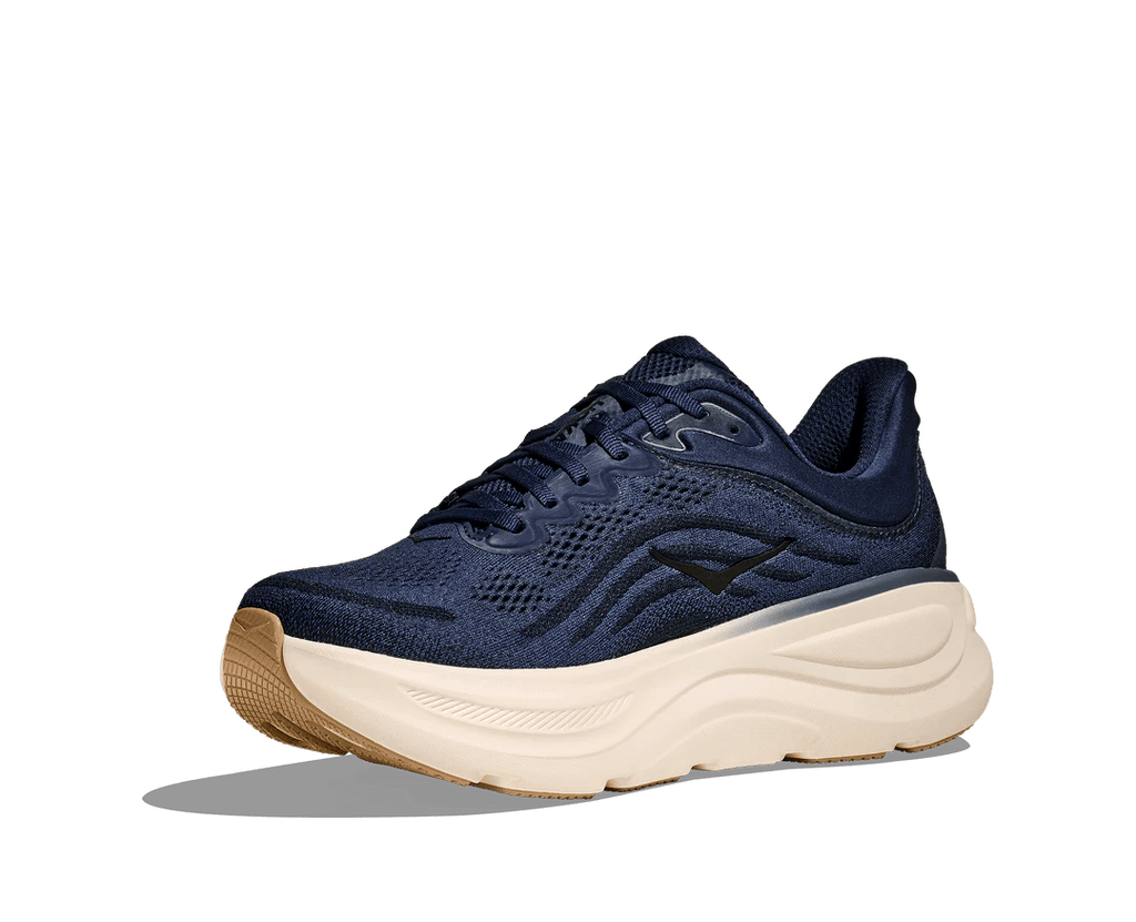 Hoka Men’s Bondi 9 - Midnight Blue / Varsity Navy - Interval Running