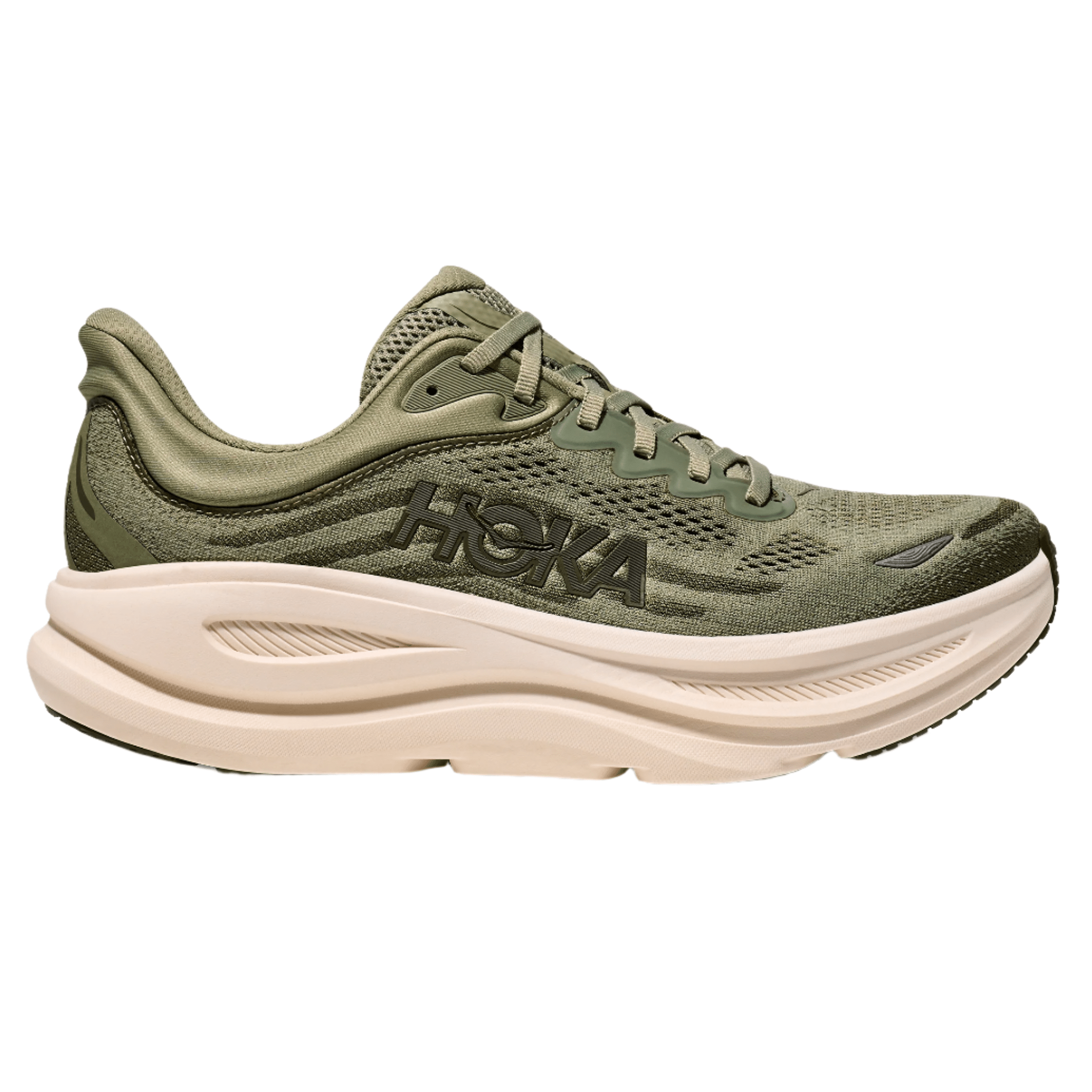 Hoka Men’s Bondi 9 - Sea Moss / Eucalyptus - Interval Running