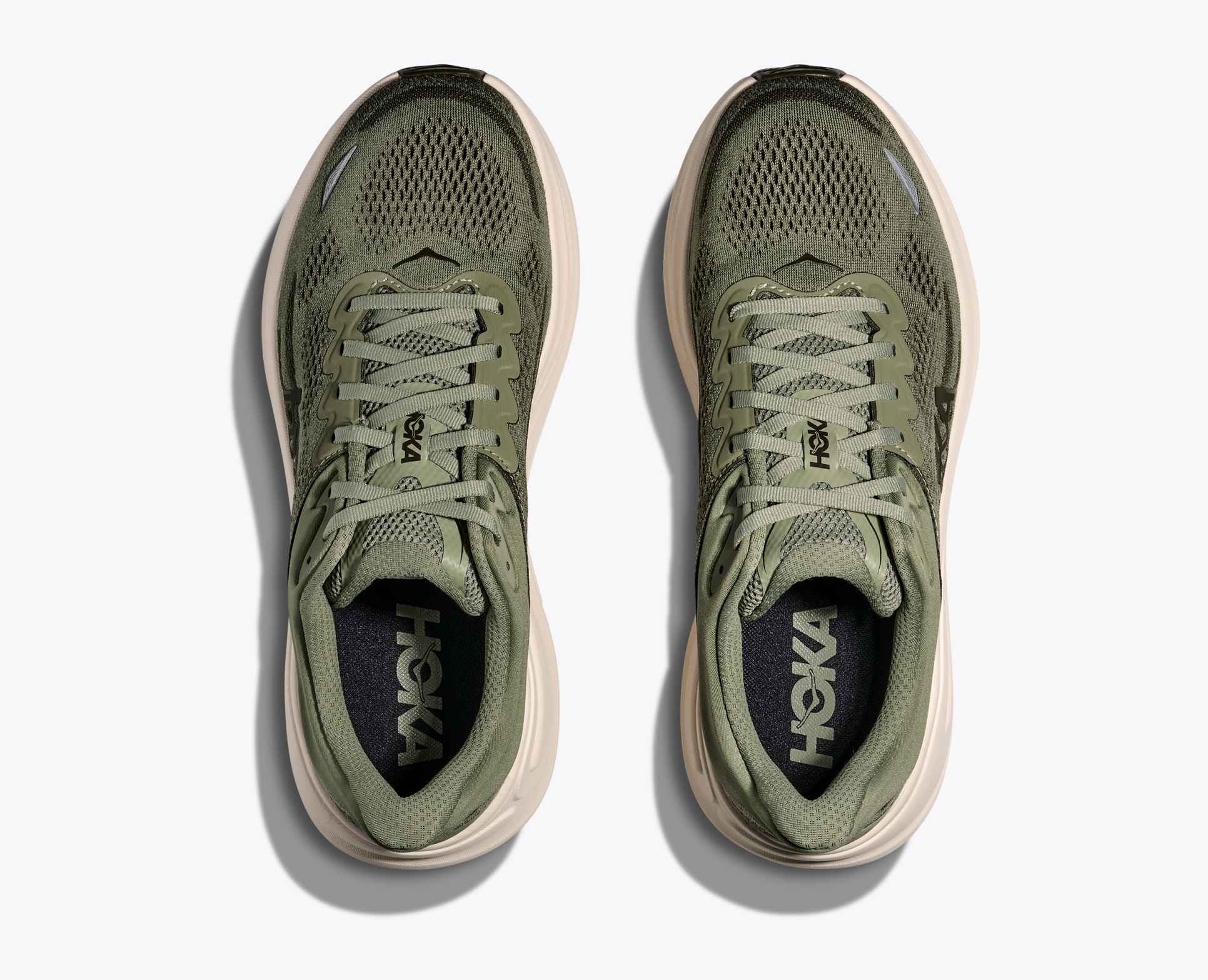 Hoka Men’s Bondi 9 - Sea Moss / Eucalyptus - Interval Running
