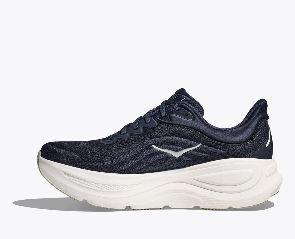 Hoka Men’s Bondi 9 - Varsity Navy / White - Interval Running