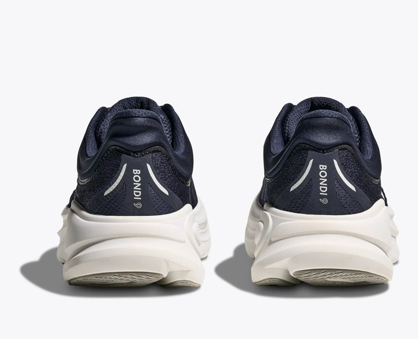Hoka Men’s Bondi 9 - Varsity Navy / White - Interval Running