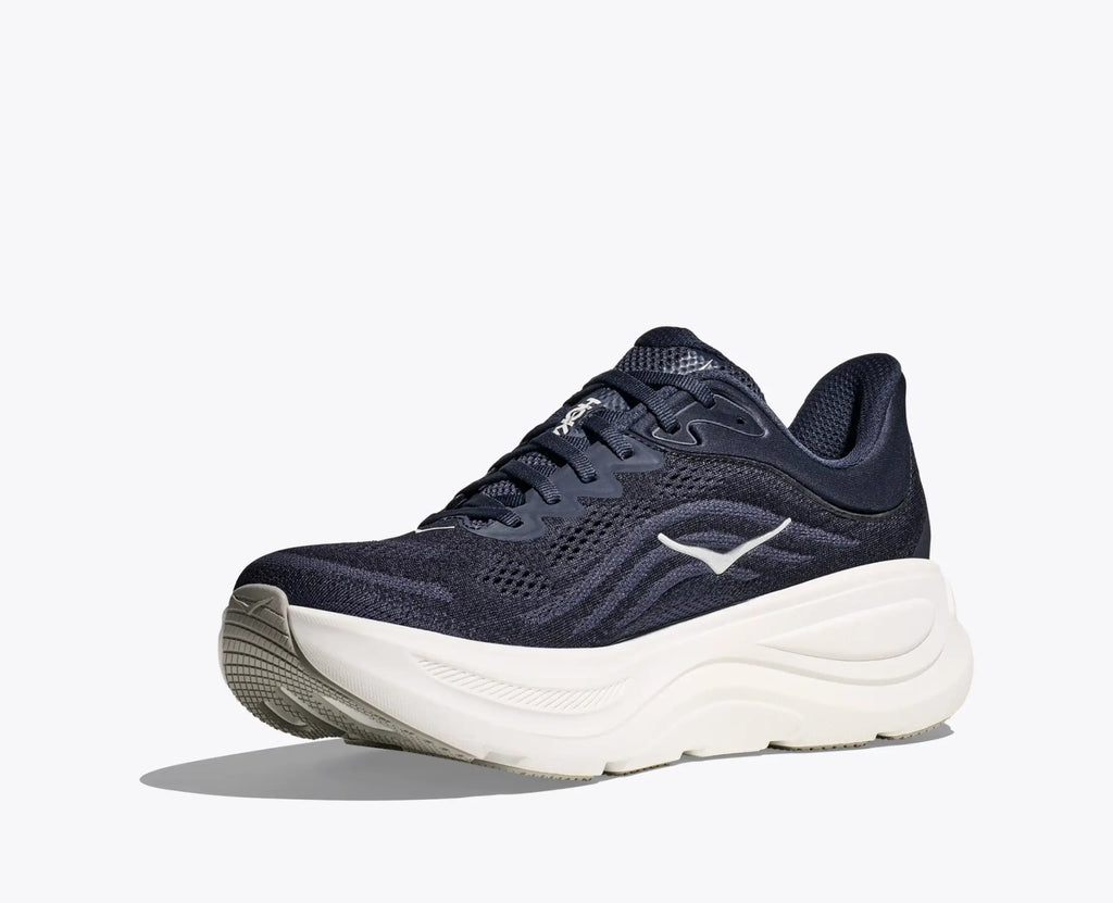 Hoka Men’s Bondi 9 - Varsity Navy / White - Interval Running