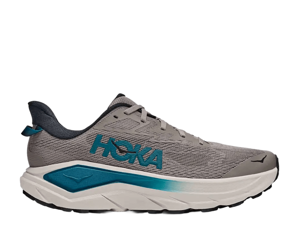 Hoka Men's Challenger 8 – Pebble Grey / River Rock Grey - Interval Running