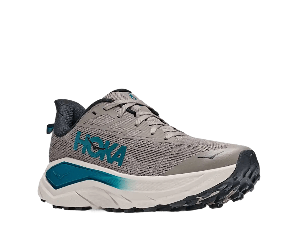 Hoka Men's Challenger 8 – Pebble Grey / River Rock Grey - Interval Running